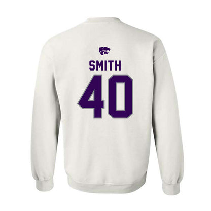 Kansas State - NCAA Baseball : Miles Smith - EMAW Crewneck Sweatshirt-1