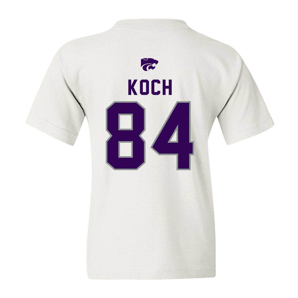 Kansas State - NCAA Football : Isaac Koch - EMAW Youth T-Shirt-1