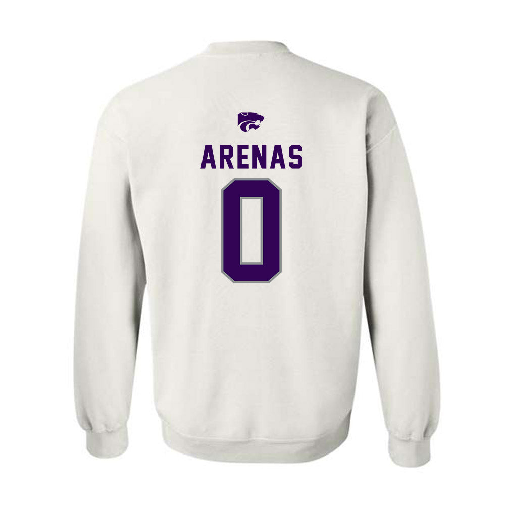Kansas State - NCAA Women's Basketball : Izela Arenas - EMAW Crewneck Sweatshirt-1