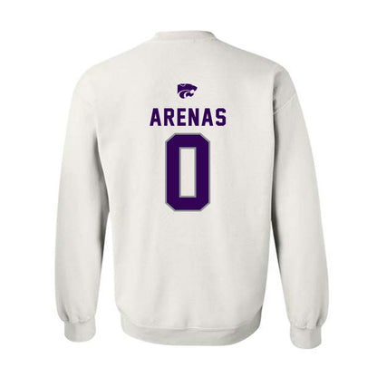 Kansas State - NCAA Women's Basketball : Izela Arenas - EMAW Crewneck Sweatshirt-1