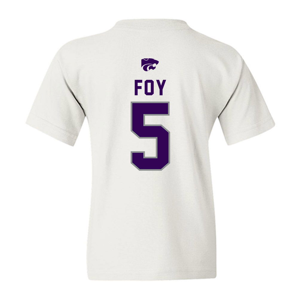 Kansas State - NCAA Women's Basketball : Aniya' Foy - EMAW Youth T-Shirt-1