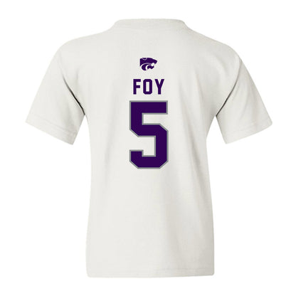 Kansas State - NCAA Women's Basketball : Aniya' Foy - EMAW Youth T-Shirt-1