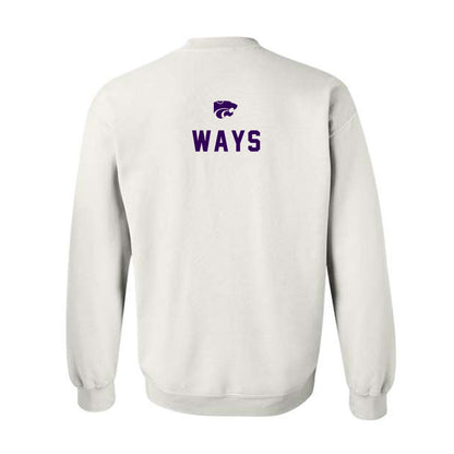 Kansas State - NCAA Men's Track & Field : Cyrus Ways - EMAW Crewneck Sweatshirt-1