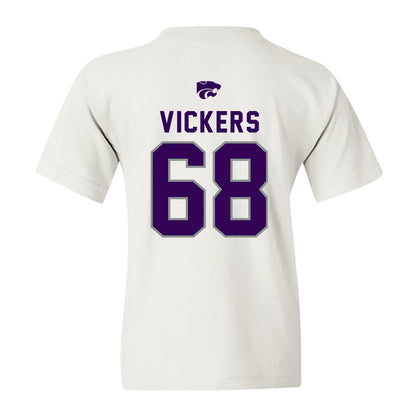 Kansas State - NCAA Football : Joe Vickers - EMAW Youth T-Shirt-1