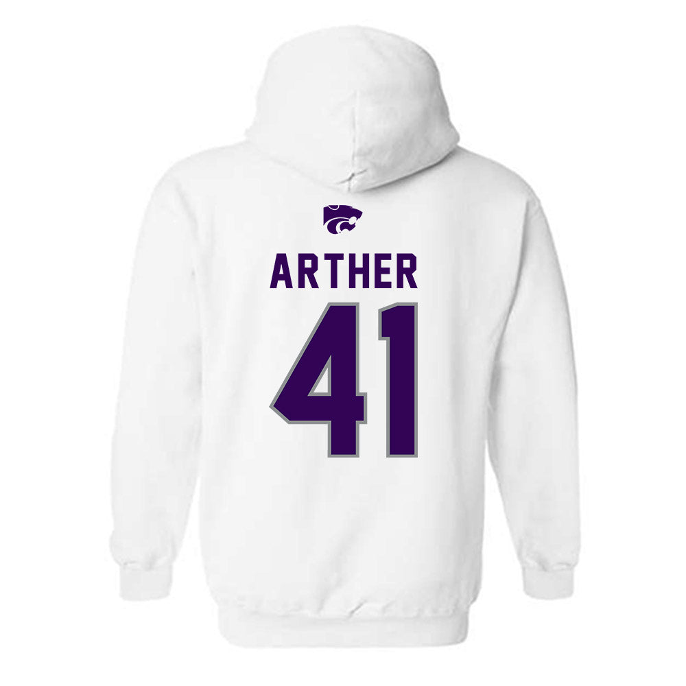 Kansas State - NCAA Baseball : Adam Arther - EMAW Hooded Sweatshirt-1