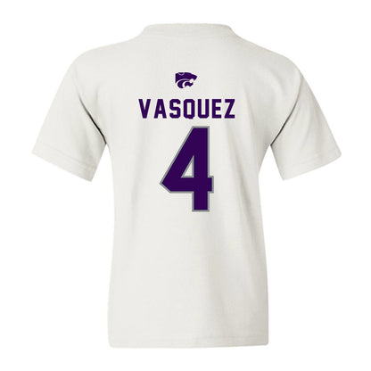 Kansas State - NCAA Baseball : Carlos Vasquez - EMAW Youth T-Shirt-1