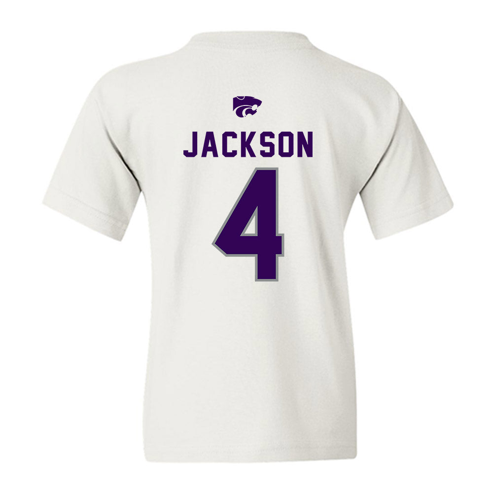 Kansas State - NCAA Football : Joe Jackson - EMAW Youth T-Shirt-1