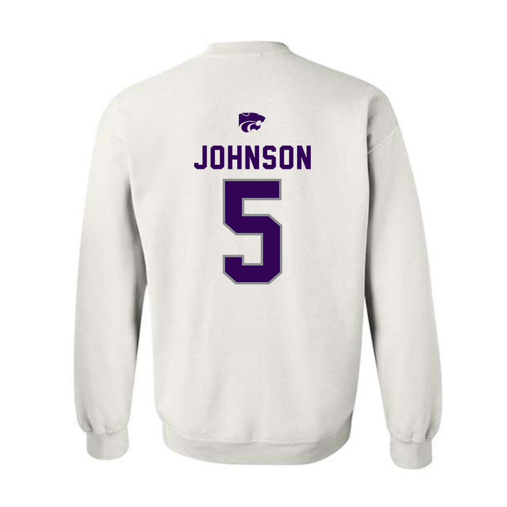 Kansas State - NCAA Football : Avery Johnson - EMAW Crewneck Sweatshirt-1