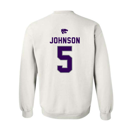 Kansas State - NCAA Football : Avery Johnson - EMAW Crewneck Sweatshirt-1