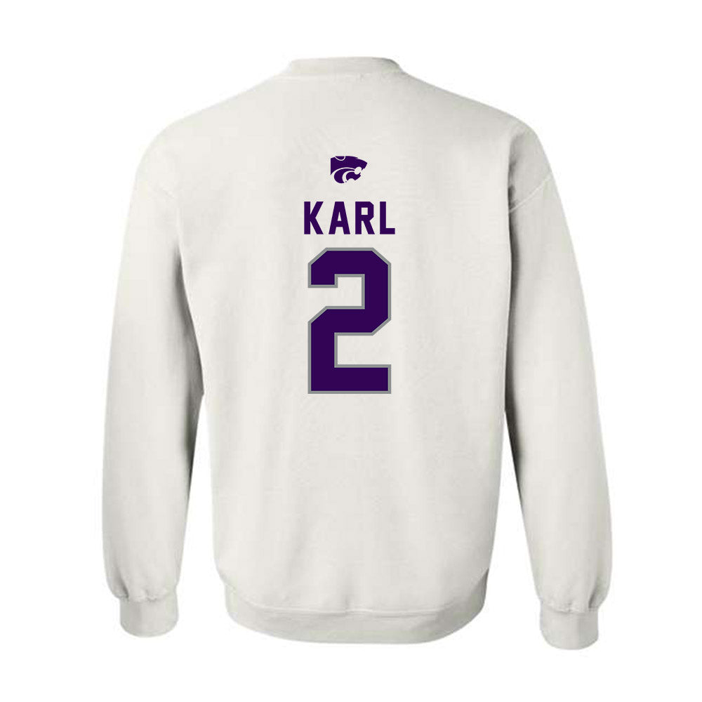 Kansas State - NCAA Baseball : Cadyn Karl - EMAW Crewneck Sweatshirt-1