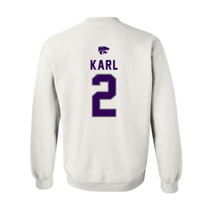 Kansas State - NCAA Baseball : Cadyn Karl - EMAW Crewneck Sweatshirt-1