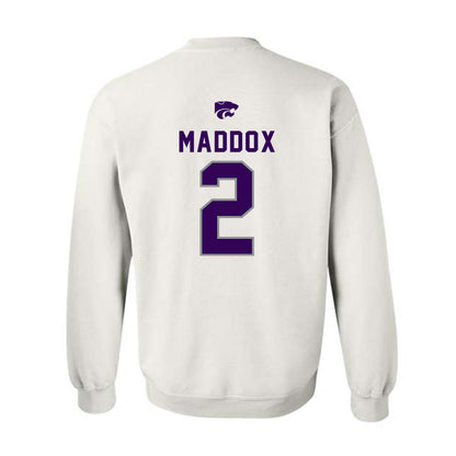 Kansas State - NCAA Football : Adrian Maddox - EMAW Crewneck Sweatshirt-1