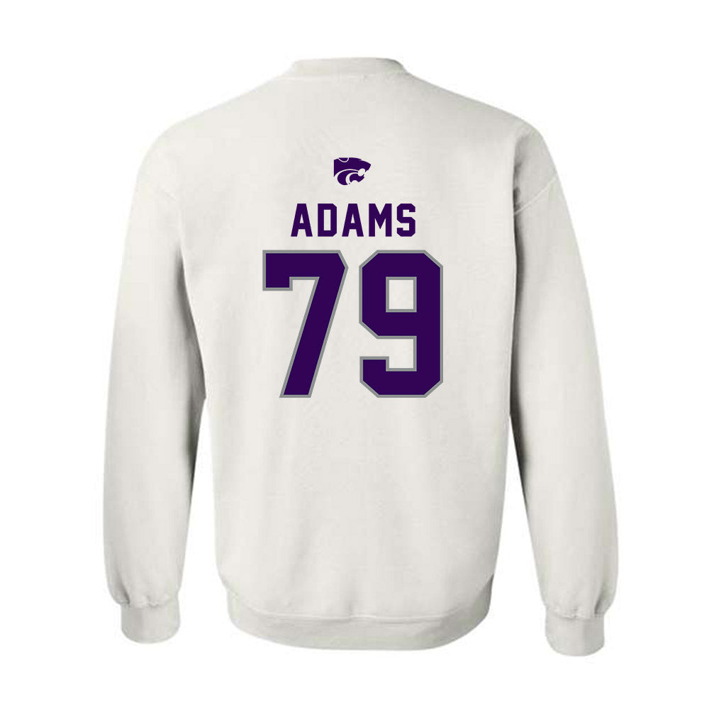 Kansas State - NCAA Football : Charlie Adams - EMAW Crewneck Sweatshirt-1