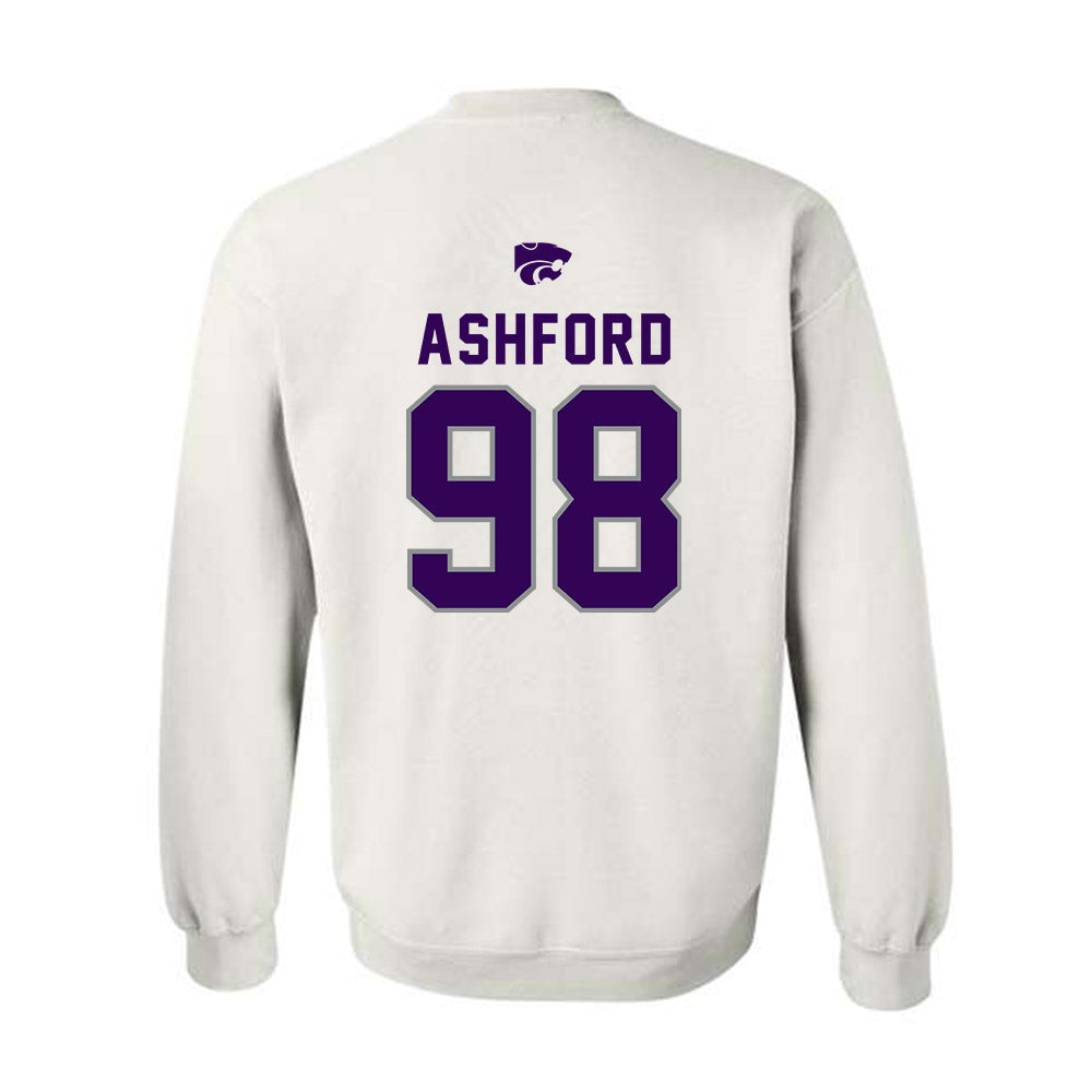 Kansas State - NCAA Football : Tucker Ashford - EMAW Crewneck Sweatshirt-1