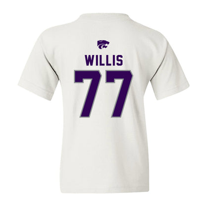 Kansas State - NCAA Baseball : Carver Willis - EMAW Youth T-Shirt-1