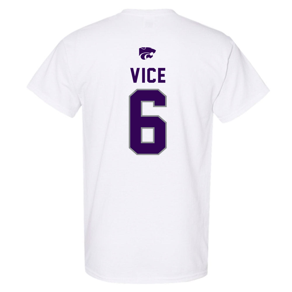 Kansas State - NCAA Men's Basketball : Brock Vice - EMAW T-Shirt-1
