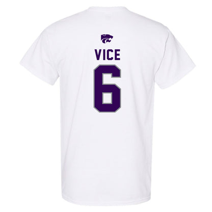 Kansas State - NCAA Men's Basketball : Brock Vice - EMAW T-Shirt-1