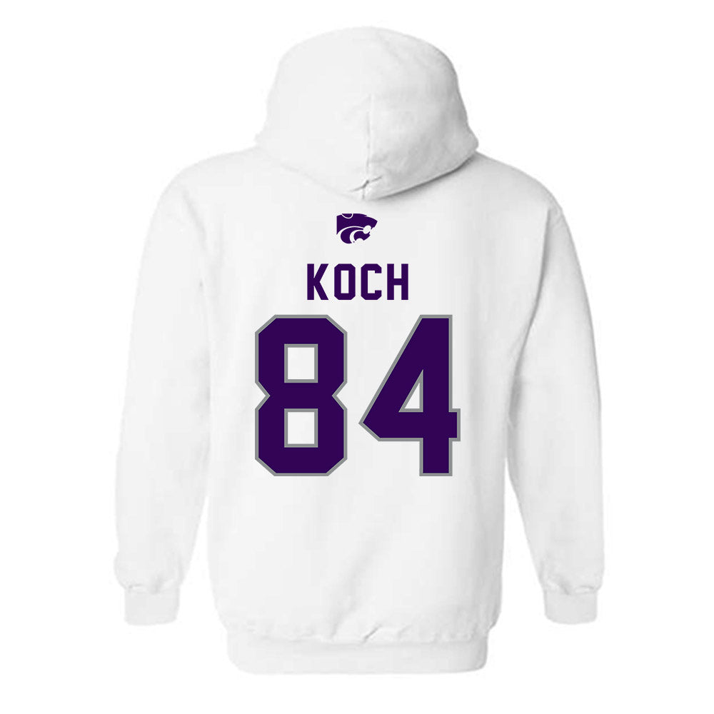 Kansas State - NCAA Football : Isaac Koch - EMAW Hooded Sweatshirt-1
