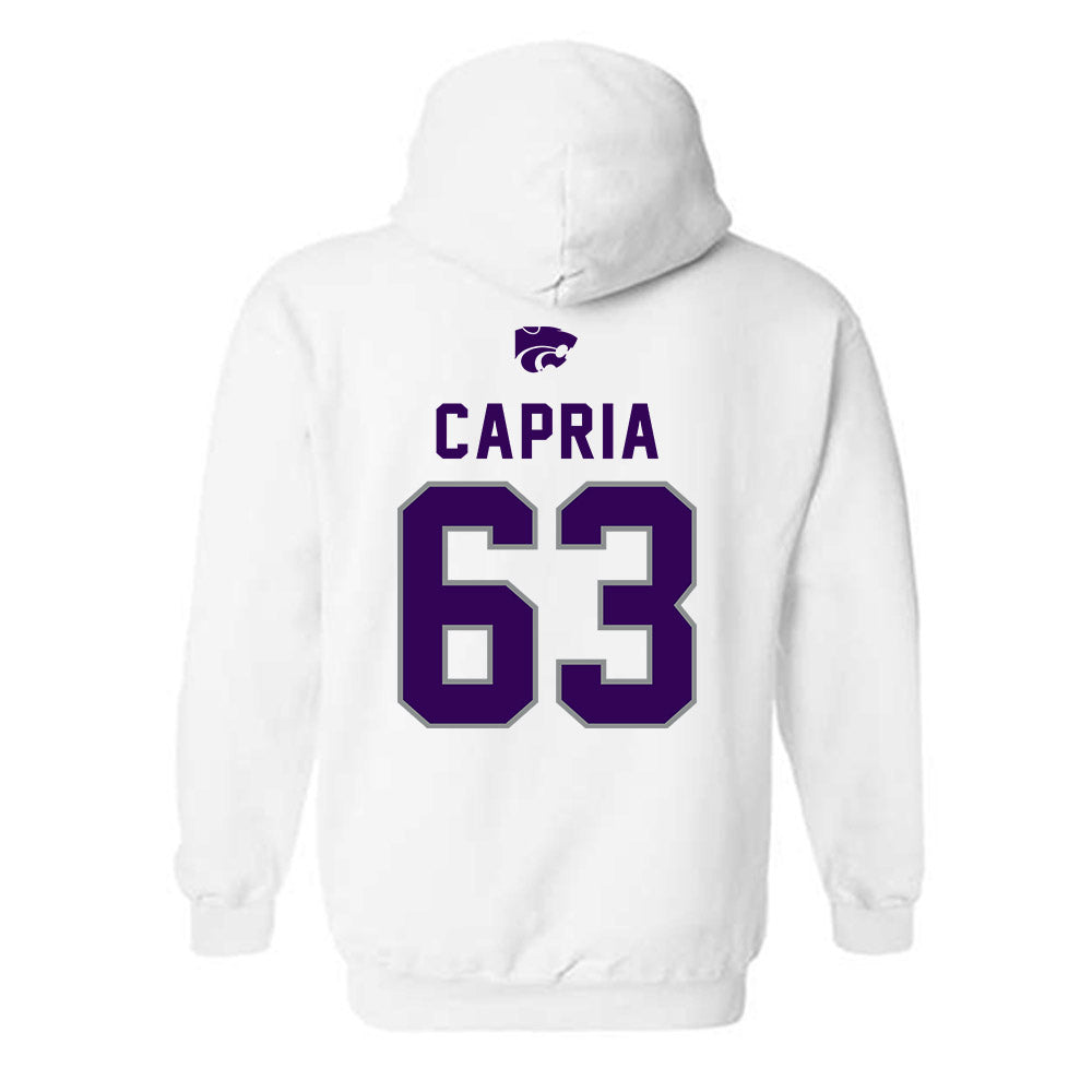 Kansas State - NCAA Football : Michael Capria - EMAW Hooded Sweatshirt-1