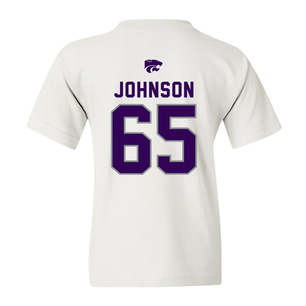 Kansas State - NCAA Football : Tyler Johnson - EMAW Youth T-Shirt-1
