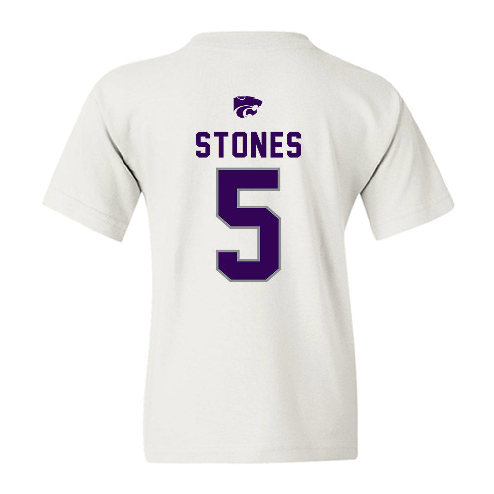 Kansas State - NCAA Women's Volleyball : Avery Stones - EMAW Youth T-Shirt-1