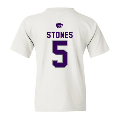 Kansas State - NCAA Women's Volleyball : Avery Stones - EMAW Youth T-Shirt-1