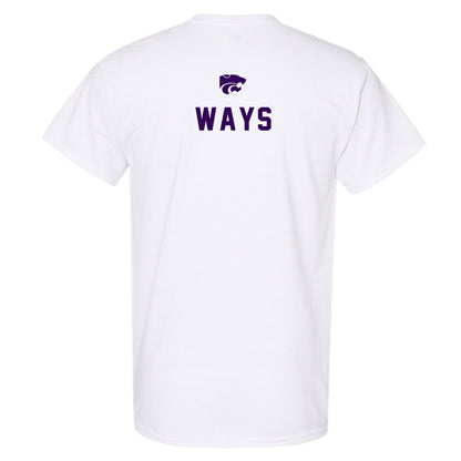 Kansas State - NCAA Men's Track & Field : Cyrus Ways - EMAW T-Shirt-1