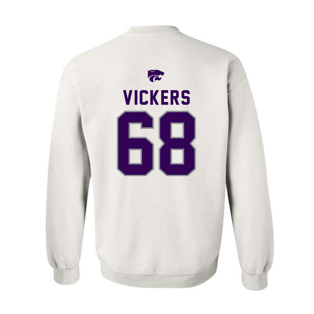Kansas State - NCAA Football : Joe Vickers - EMAW Crewneck Sweatshirt-1