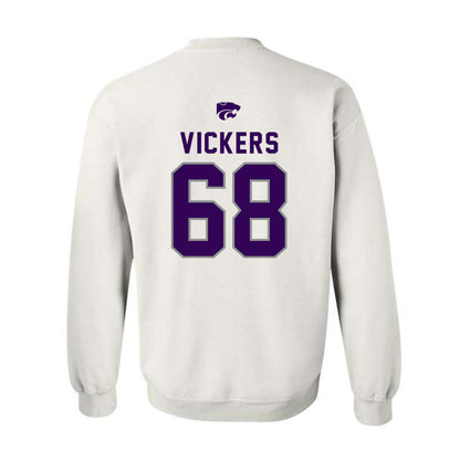 Kansas State - NCAA Football : Joe Vickers - EMAW Crewneck Sweatshirt-1