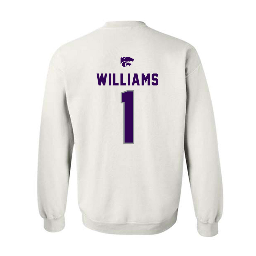 Kansas State - NCAA Football : Izaiah Williams - EMAW Crewneck Sweatshirt-1