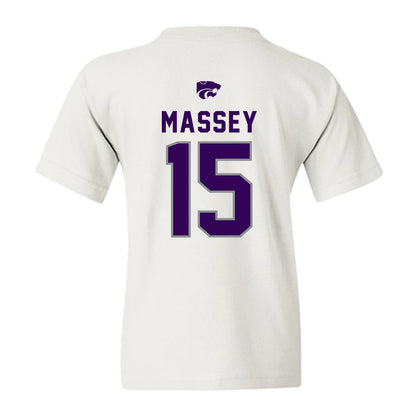Kansas State - NCAA Women's Volleyball : Addison Massey - EMAW Youth T-Shirt-1
