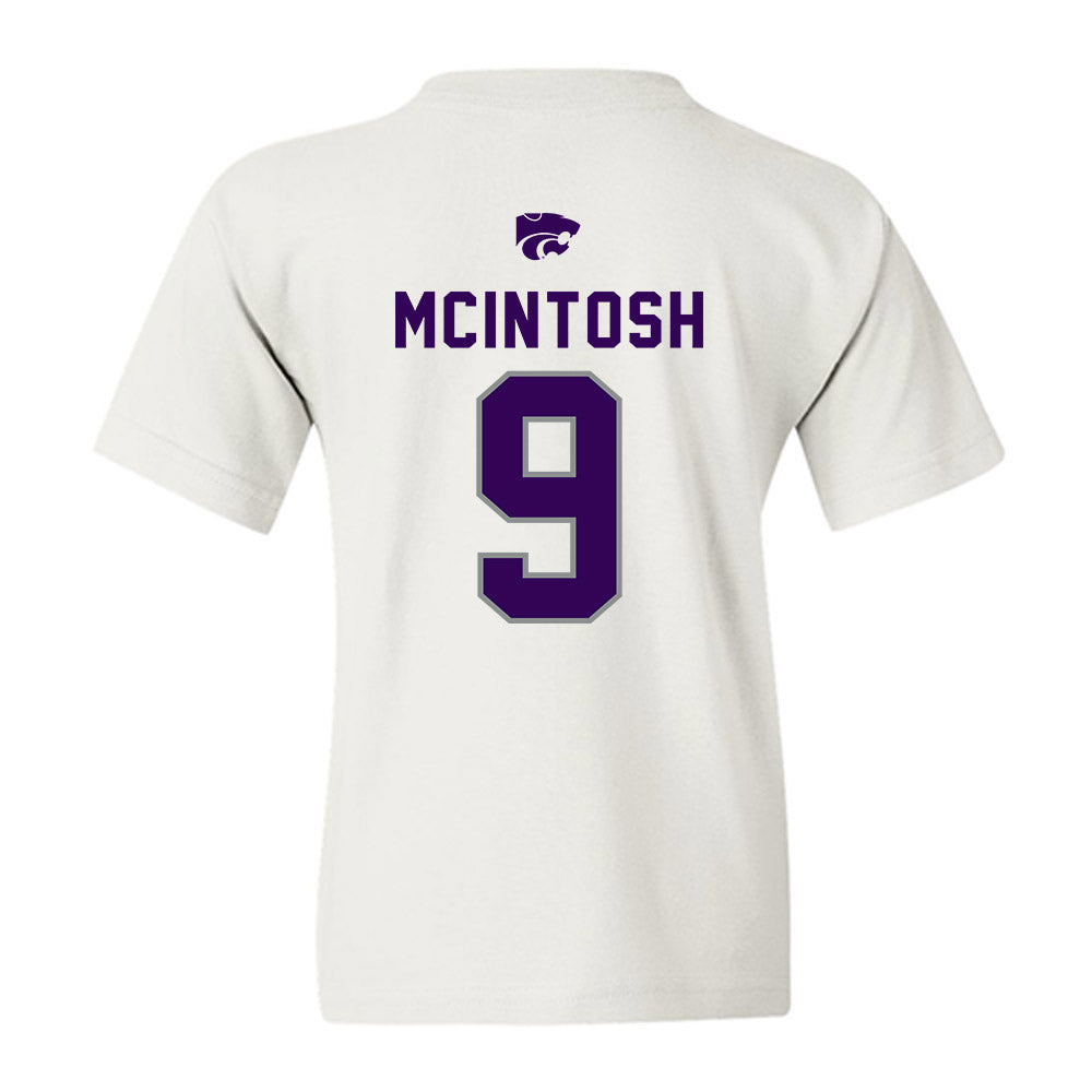 Kansas State - NCAA Football : Donovan McIntosh - EMAW Youth T-Shirt-1