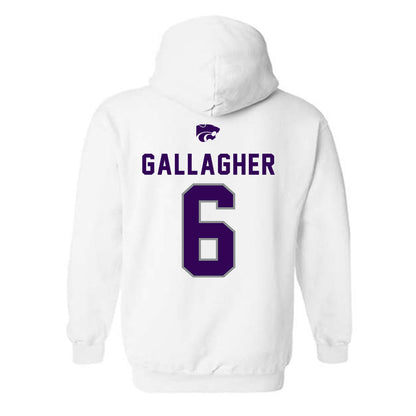 Kansas State - NCAA Baseball : Grant Gallagher - EMAW Hooded Sweatshirt-1