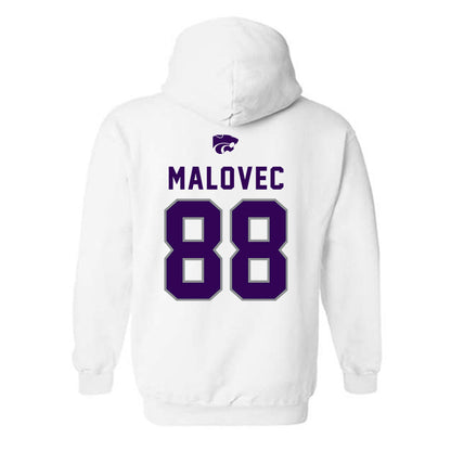 Kansas State - NCAA Men's Basketball : Timotej Malovec - EMAW Hooded Sweatshirt-1