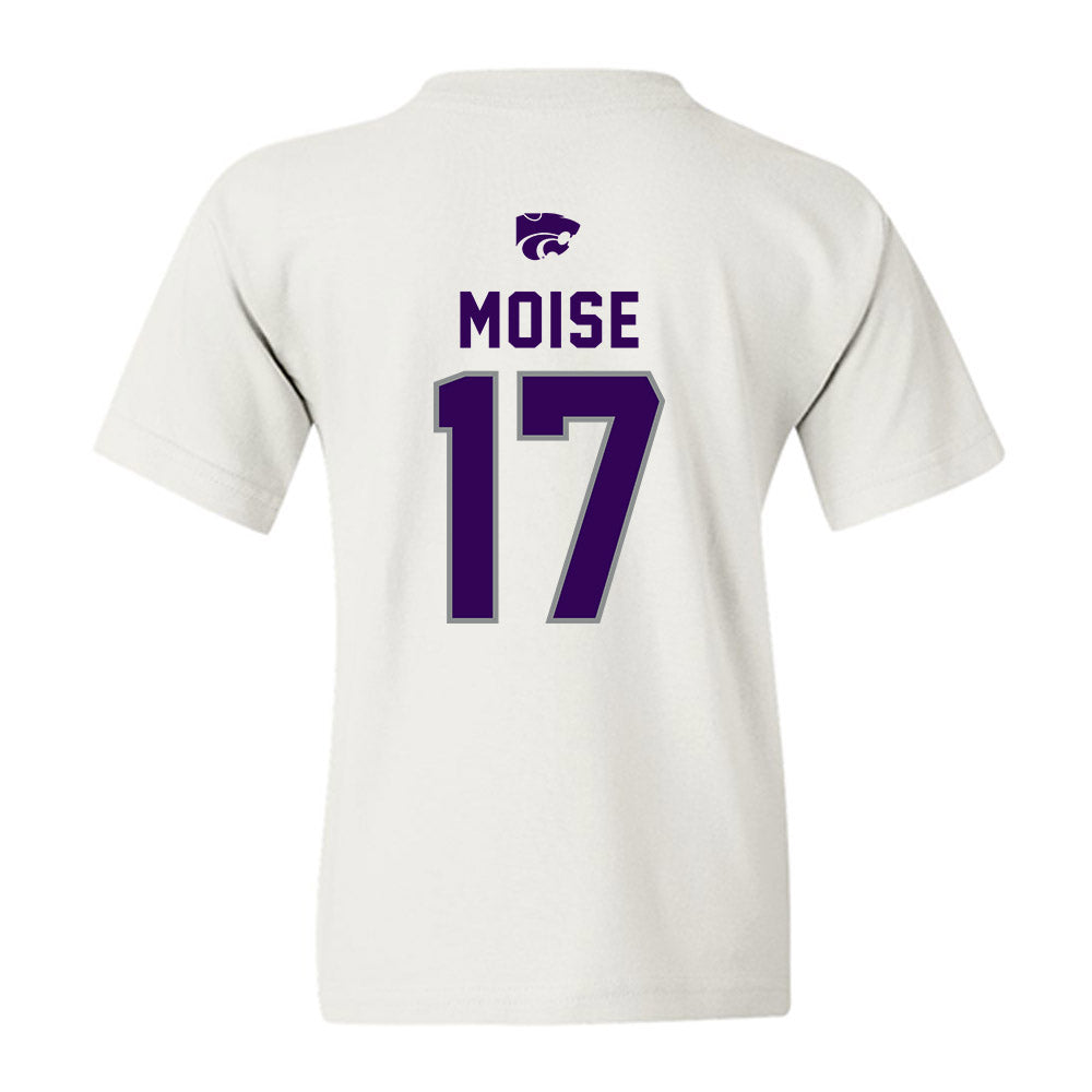 Kansas State - NCAA Football : Adonis Moise - EMAW Youth T-Shirt-1
