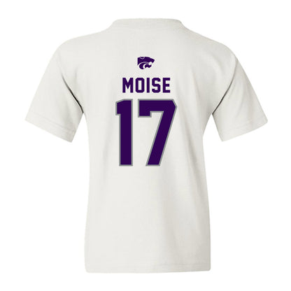 Kansas State - NCAA Football : Adonis Moise - EMAW Youth T-Shirt-1