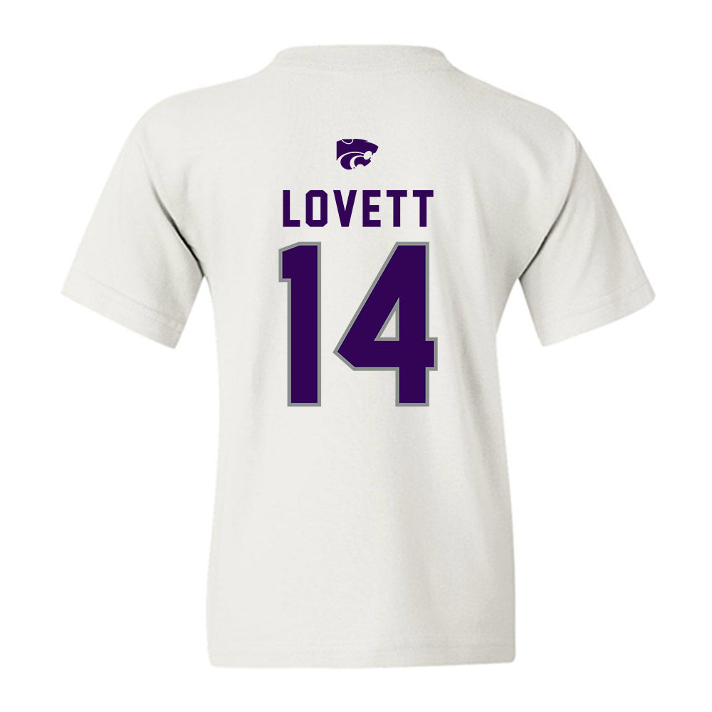 Kansas State - NCAA Football : Maxwell Lovett - EMAW Youth T-Shirt-1