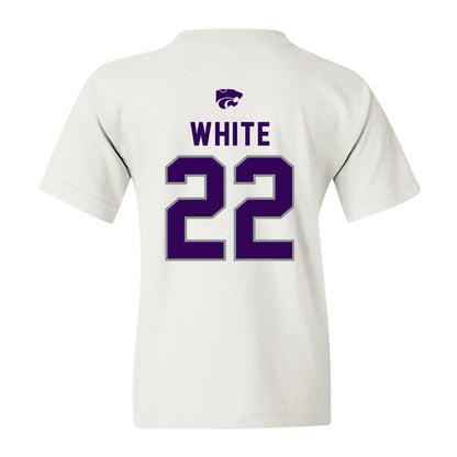 Kansas State - NCAA Women's Basketball : Ramiya White - EMAW Youth T-Shirt-1