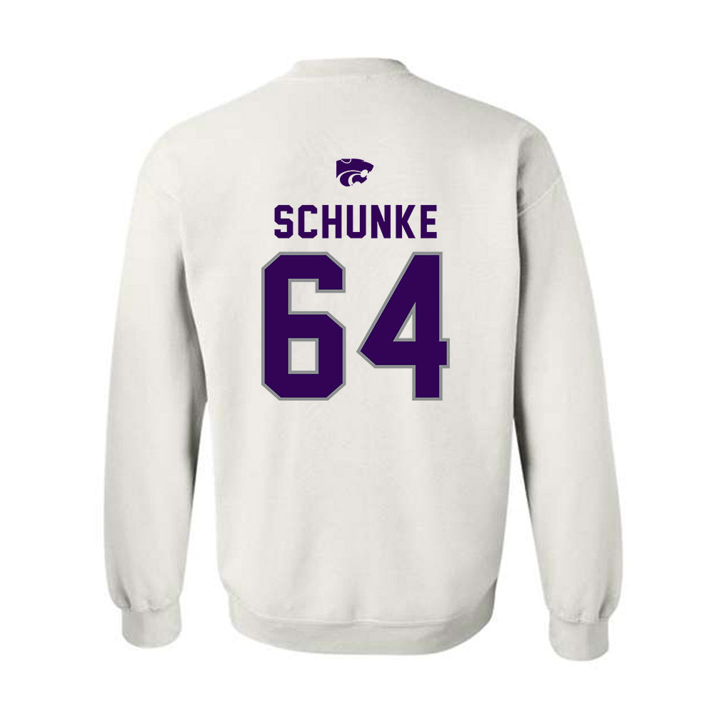 Kansas State - NCAA Football : Navarro Schunke - EMAW Crewneck Sweatshirt-1