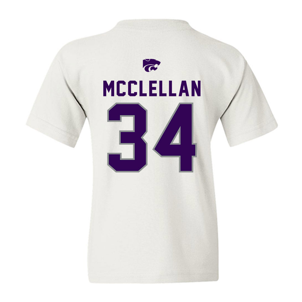Kansas State - NCAA Football : Nick McClellan - EMAW Youth T-Shirt-1
