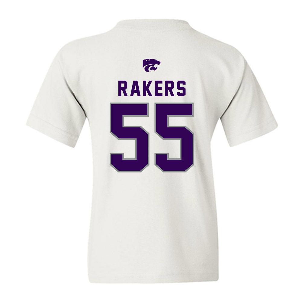 Kansas State - NCAA Football : Kyle Rakers - EMAW Youth T-Shirt-1