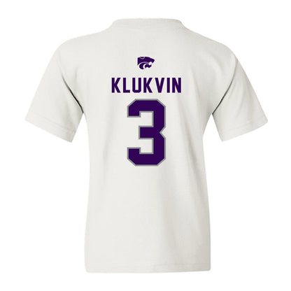 Kansas State - NCAA Women's Volleyball : Alex Klukvin - EMAW Youth T-Shirt-1