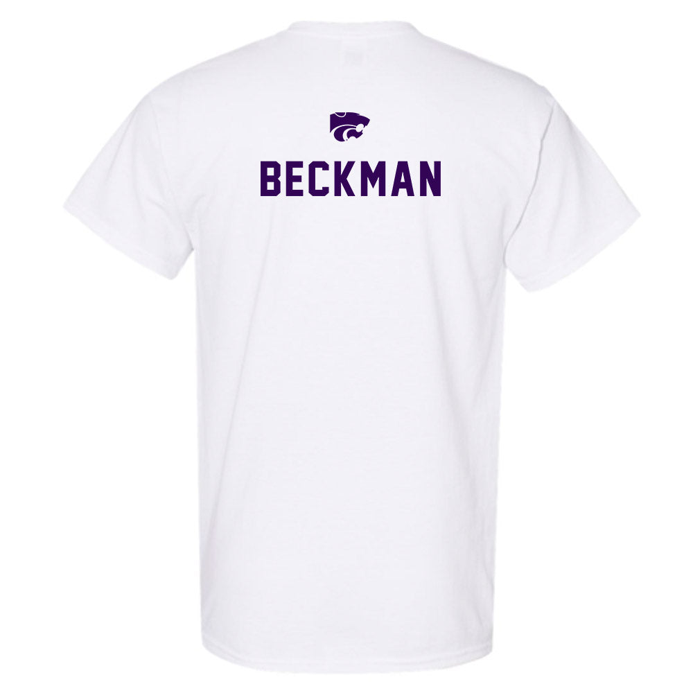 Kansas State - NCAA Men's Track & Field : Logan Beckman - EMAW T-Shirt-1