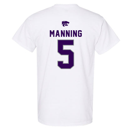 Kansas State - NCAA Football : Joshua Manning - EMAW T-Shirt-1