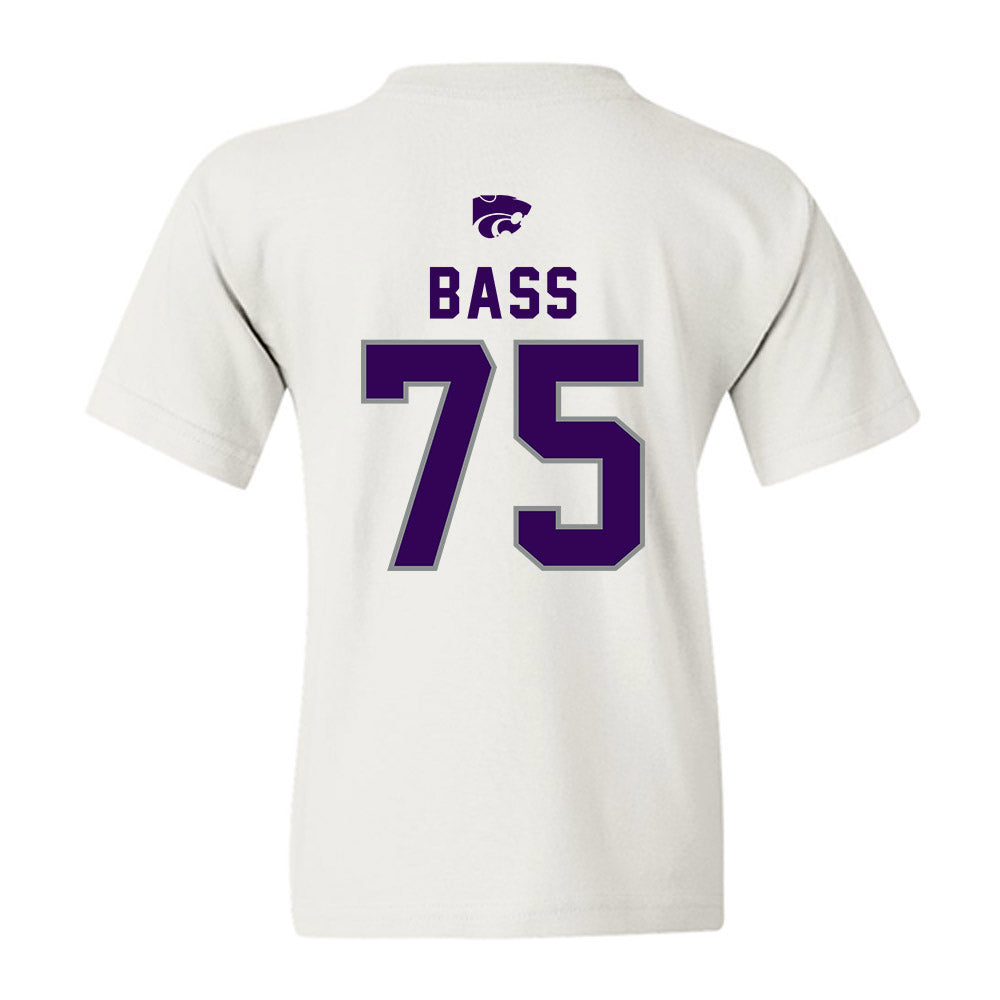 Kansas State - NCAA Football : Holden Bass - EMAW Youth T-Shirt-1