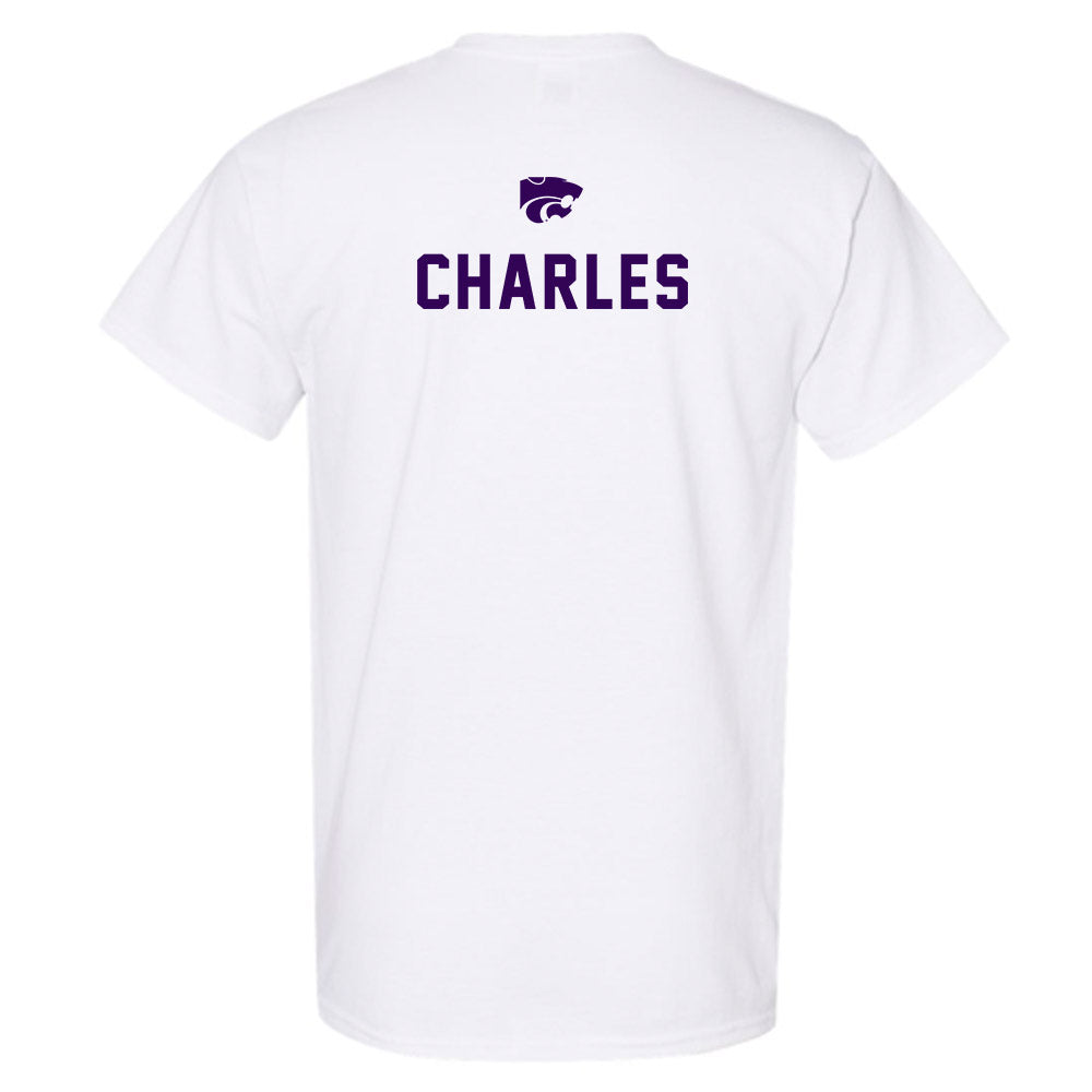 Kansas State - NCAA Men's Track & Field : Dorian Charles - EMAW T-Shirt-1