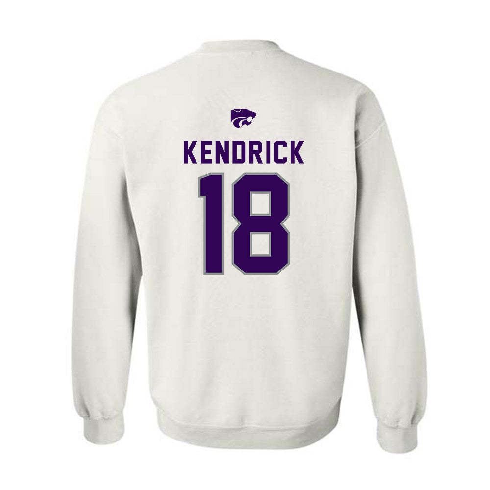 Kansas State - NCAA Baseball : Micah Kendrick - EMAW Crewneck Sweatshirt-1