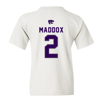 Kansas State - NCAA Football : Adrian Maddox - EMAW Youth T-Shirt-1
