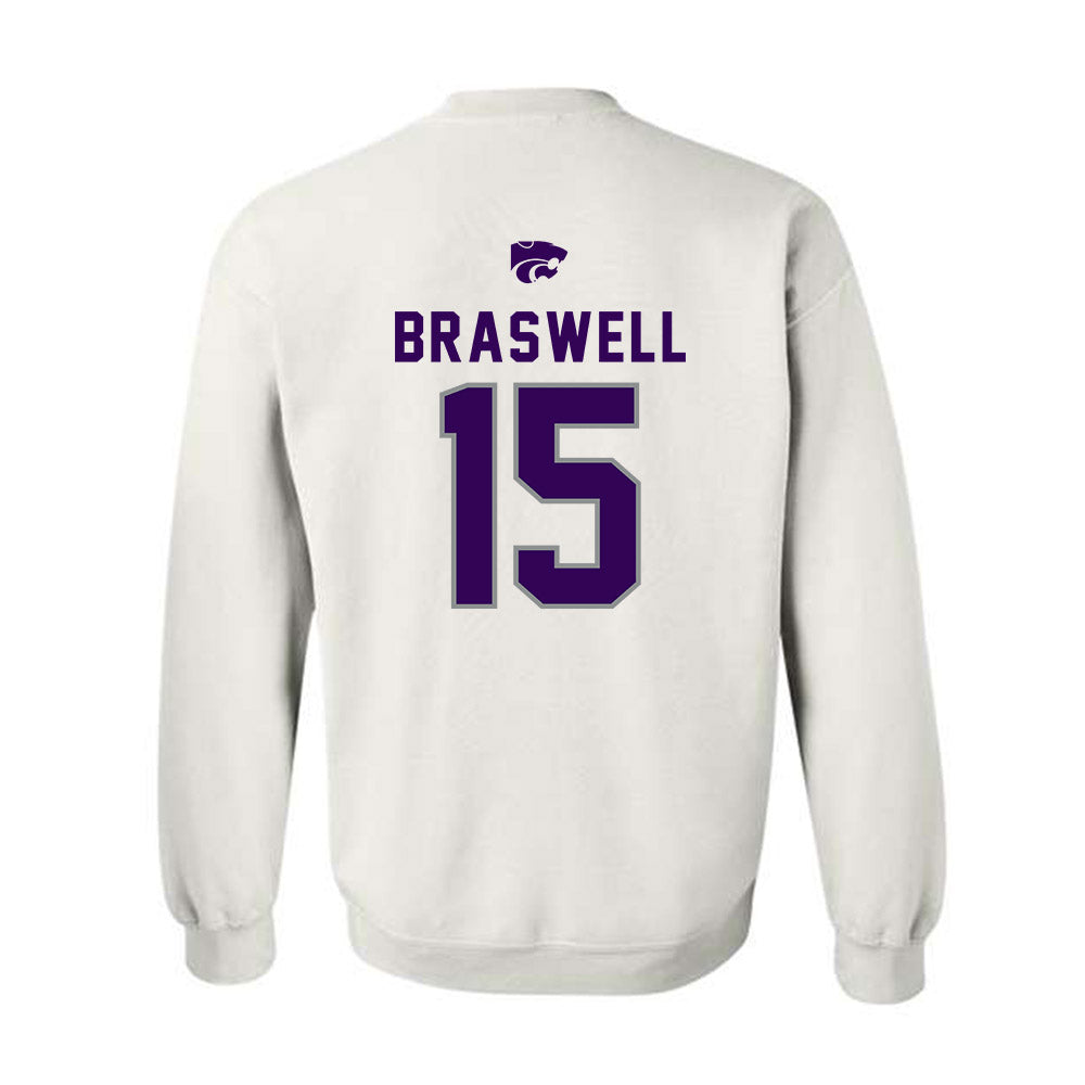 Kansas State - NCAA Women's Soccer : McKinnan Braswell - EMAW Crewneck Sweatshirt-1