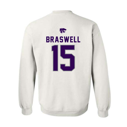 Kansas State - NCAA Women's Soccer : McKinnan Braswell - EMAW Crewneck Sweatshirt-1